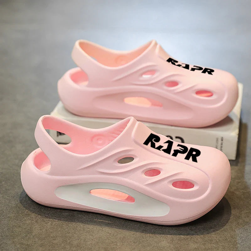 Summer New Children's Shoes Beach Anti-slip Breathable Boy Sandals Fashion Soft Home Children's Sports Shoes 6-12 Years