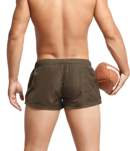 Men's Summer Beach Shorts Swimwear Trunks Board Short Pants Male Gym Shorts Swim Surf Fitness Quick Dry Shorts