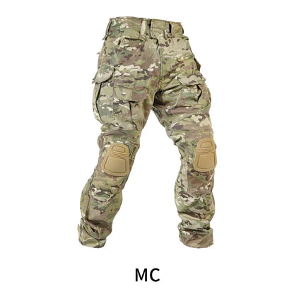 Tactical G3 Pants Cargo Combat Pants With Knee Pads Tactical Trousers Cotton Polyster Hiking Hunting Paintball Outdoor Sports