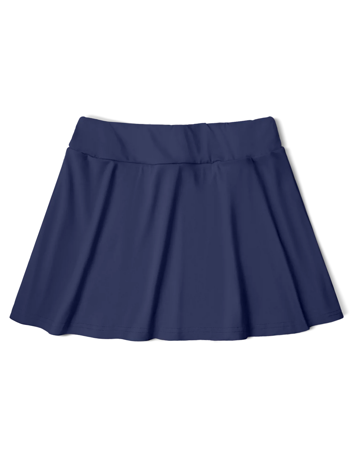 Women's Solid Color Skort  Summer Lightweight High Waisted Slimming Casual Wide Leg Versatile for Work Straight Cut Solid