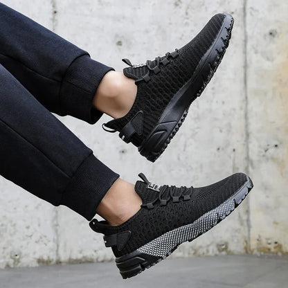 Men's Mesh Shoes Unique Grid Trend Design Breathable Comfortable Running Shoes Summer New Track  Field Basketball Sports Shoes
