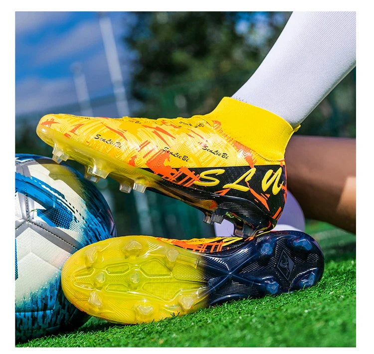 Professional Football Boots Men Soccer Shoes Society Football Cleats FG Lightweight Training Soccer Sneakers Outdoor Sports Shoe