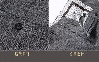 Suit  Men's Fashionable Business Banquet, Trendy Singer, Grid Host, Casual Wedding Banquet Dress, Male Star Performance Suit
