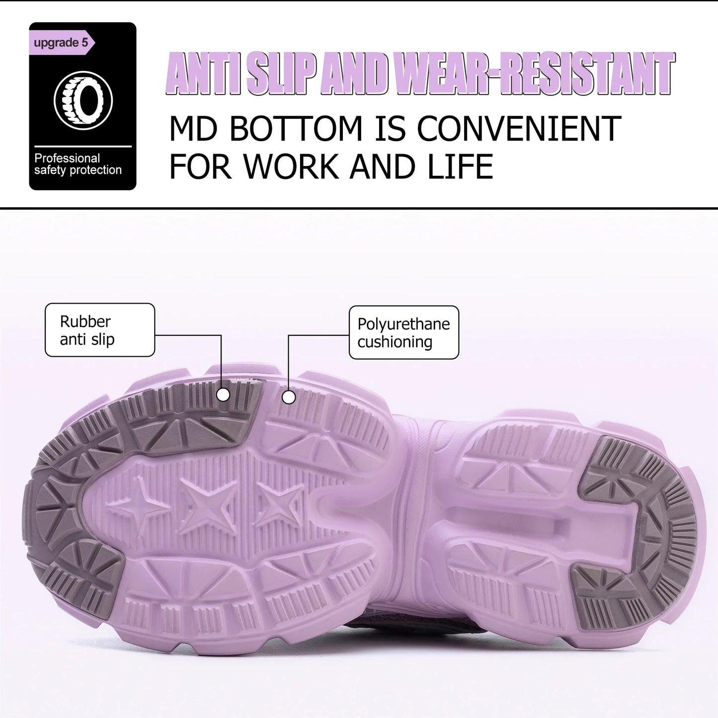 Summer button women's steel head safety shoes Smashing breathable upper Workshop factory women's work shoes