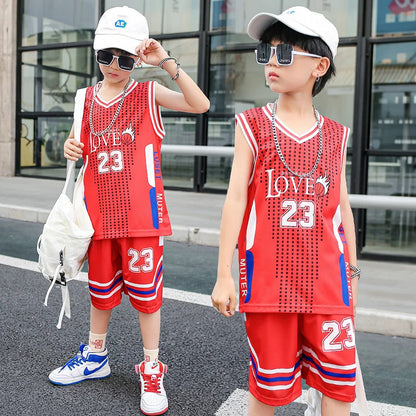 Children Team Training Uniform Kids Basketball Jersey Quick-drying Boy and Girls Comfortable Shirt  Child Sportswear Tracksuits
