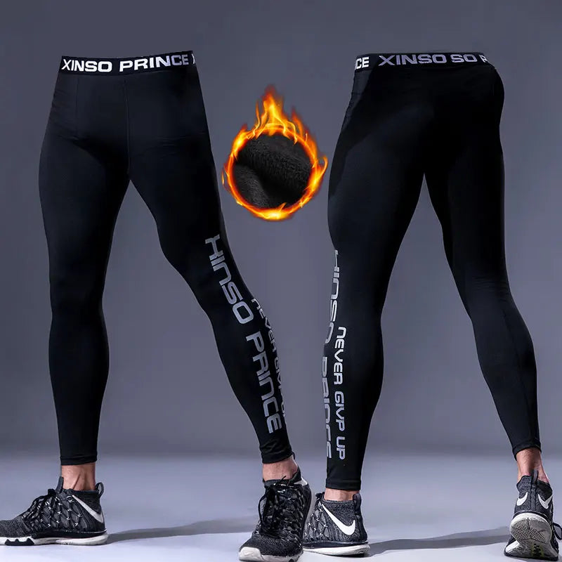 Men's Thermal Underwear Pants Winter Thick Fleece Lined Long Johns Warm Leggings Base Layer Bottoms Keep Warm Compression Tights