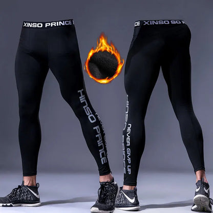 Men's Thermal Underwear Pants Winter Thick Fleece Lined Long Johns Warm Leggings Base Layer Bottoms Keep Warm Compression Tights