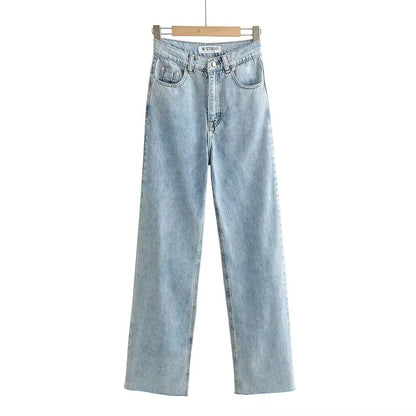 Women's High Waist Jeans Vintage Inspired Daily Uniform