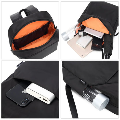 Mini Canvas Men's Backpack Fashion Black Rucksack School Bag for Man Small Japanese Male Bagpack Travel Waterproof Backpacks
