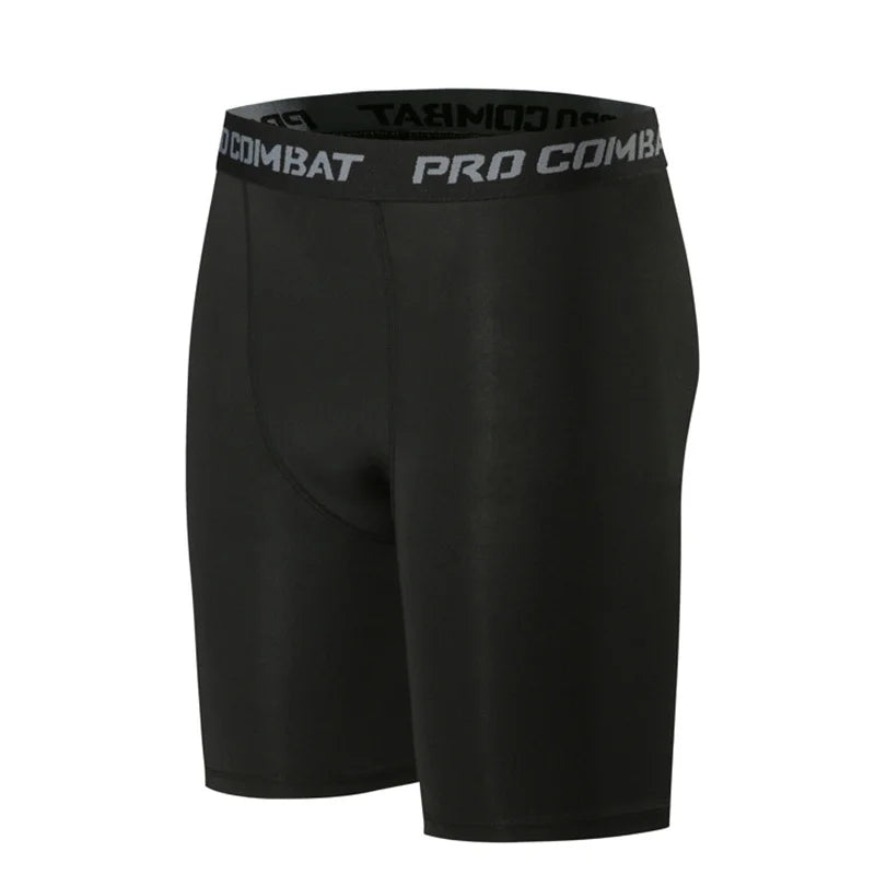 Sports Fitness Pants Men's Basketball Shorts Workout Tights Gym Running Training