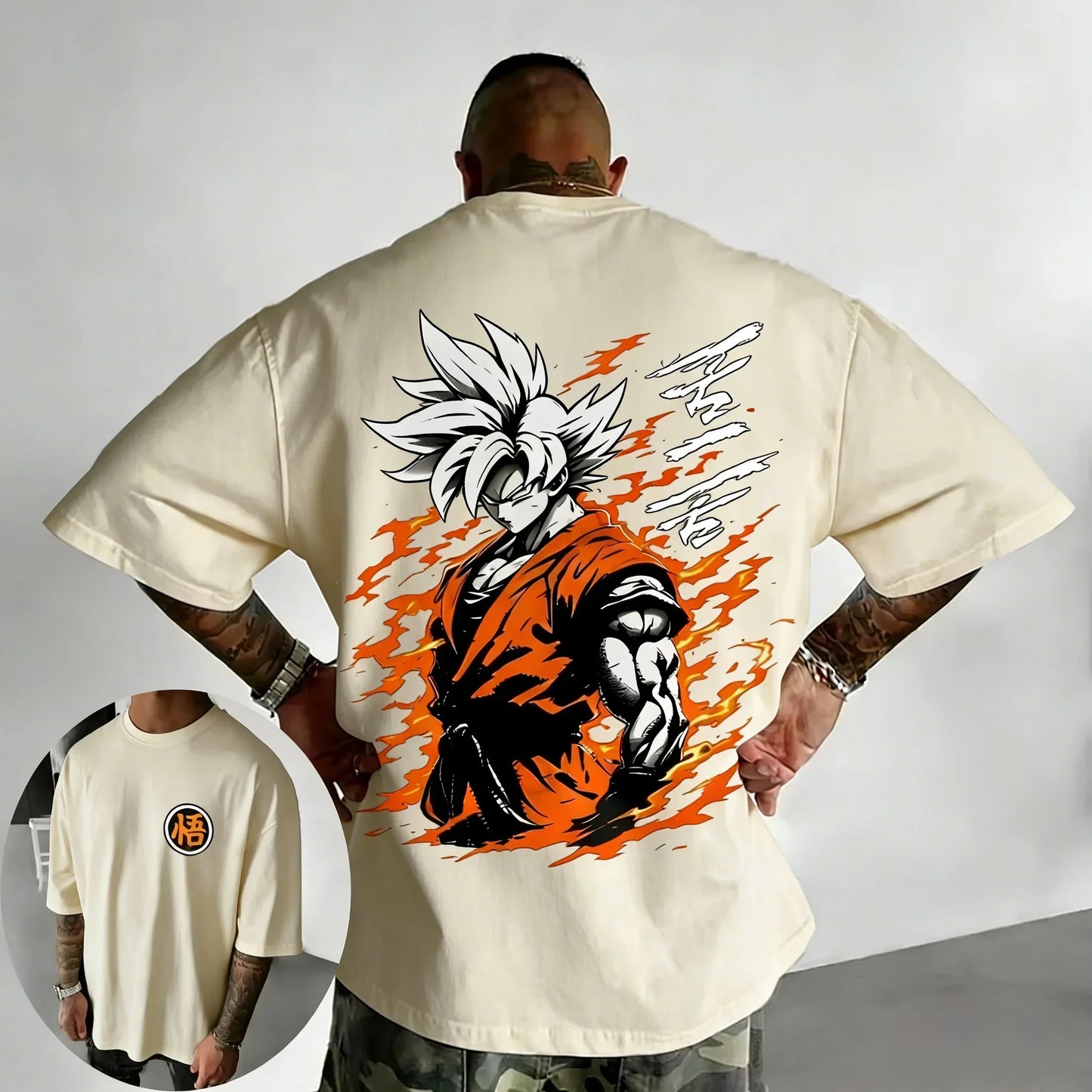 Printed Cotton T-shirt Summer New Men's and Women's Loose Casual Street Trendy Parent Child Top