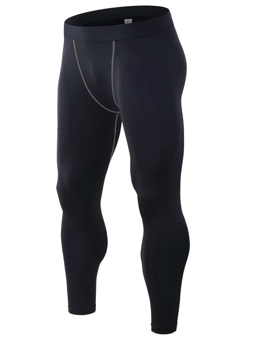 Men's compression sports pants fast drying fitness sports pants running tight pants training tight pants black red gray line