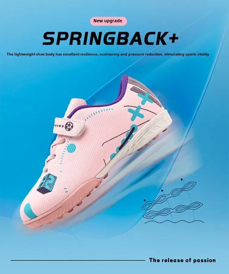 Soccer Shoes for Children Professional Original Kids Football Boots Society Kid Sneakers Indoor Football Trainers Youth Sports