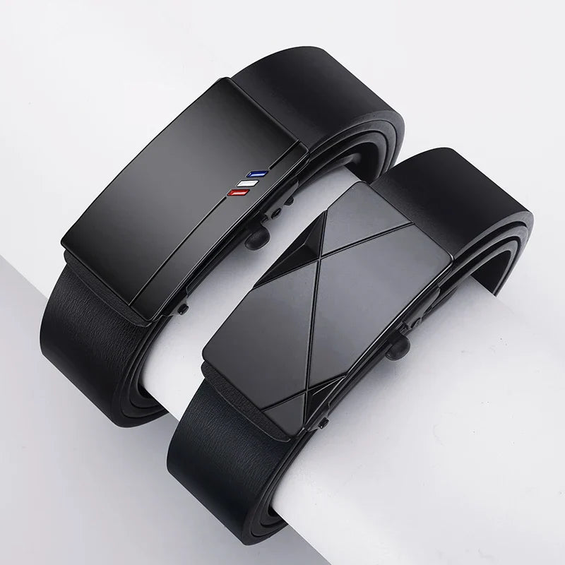 Fashionable Men's Alloy Automatic Buckle Belt With Men's Business Suit Pants Belt High-quality Casual Men's Belt