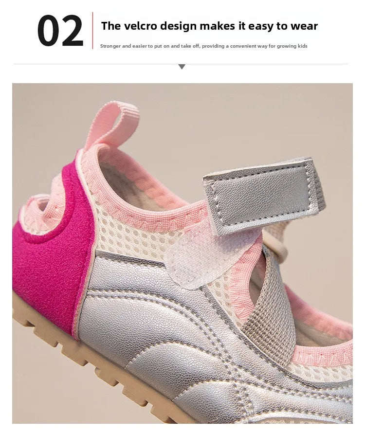 New Spring New Children Casual Shoes for Girls Non-Slip Breathable Casual Toddler Footwear Shoes for Daily Wear Soft Comfortable