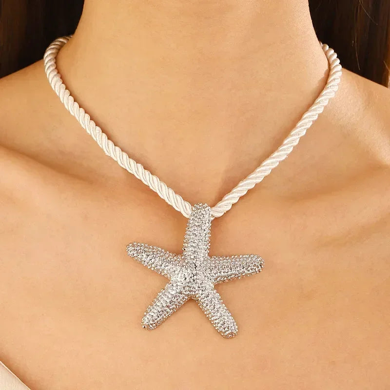 1 Pair Geometric Temperament Casual Starfish Stud Earrings Summer Simple Beach Vacation Style Earrings Ocean Jewelry Gift