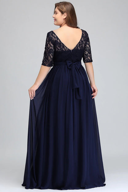 Burgundy Plus Size Bridesmaid Dresses Long V Back Sleeveless Evening Party Prom Gowns A-line Birthday Gift Women Robe De Soiree