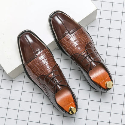 Classic Casual Business Shoes For Men High Quality Social Wedding Formal Leather Shoes Male British Men's Dress Shoes