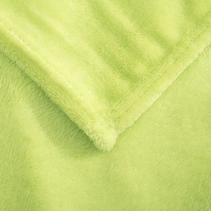 Solid Color Flannel Blanket Soft Warm Coral Fleece Velvet Blanket Winter Sheet Sofa Office Air Conditioning Yoga Nap Blanket