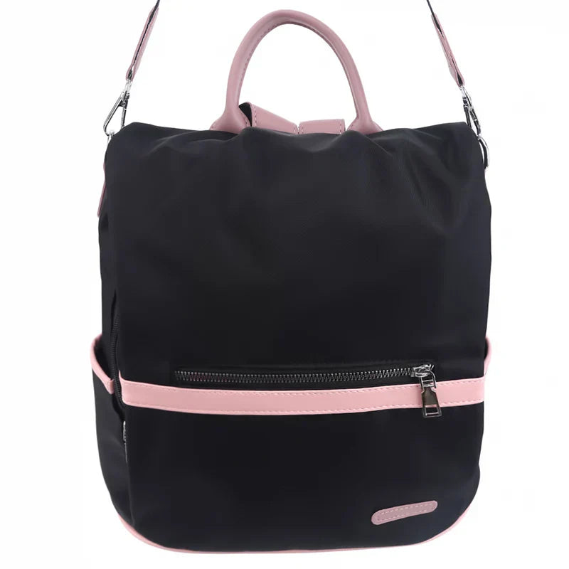 Casual Oxford Backpack Women Black Waterproof Nylon School Bags For Teenage Girls High Quality Fashion Travel Tote Packbag