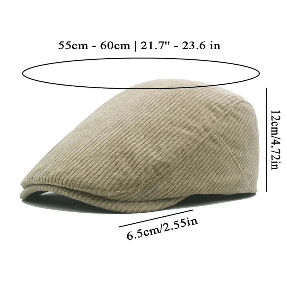 Men Hats For Male Retro Berets Seasons Casual Flat Cap Fashion Dad Hats Unisex Bonnet Gorros Hombre Retro Artist Hat