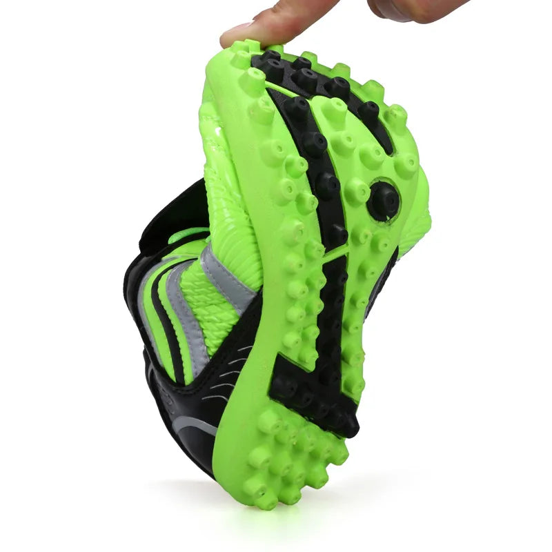 Professional Men's Soccer Cleats Firm Ground Football Boots Shoes Breathable Training Shoes for Outdoor Sports Soccer Outdoor