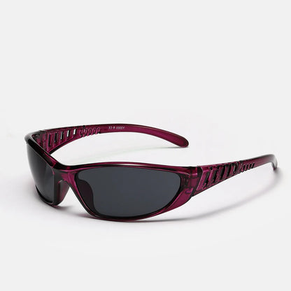 Silver Sunglasses Color Hollowed Out Future Sense Of Technology Hot Girls Net Red Sunglasses Women Sunglasses Trendy Men