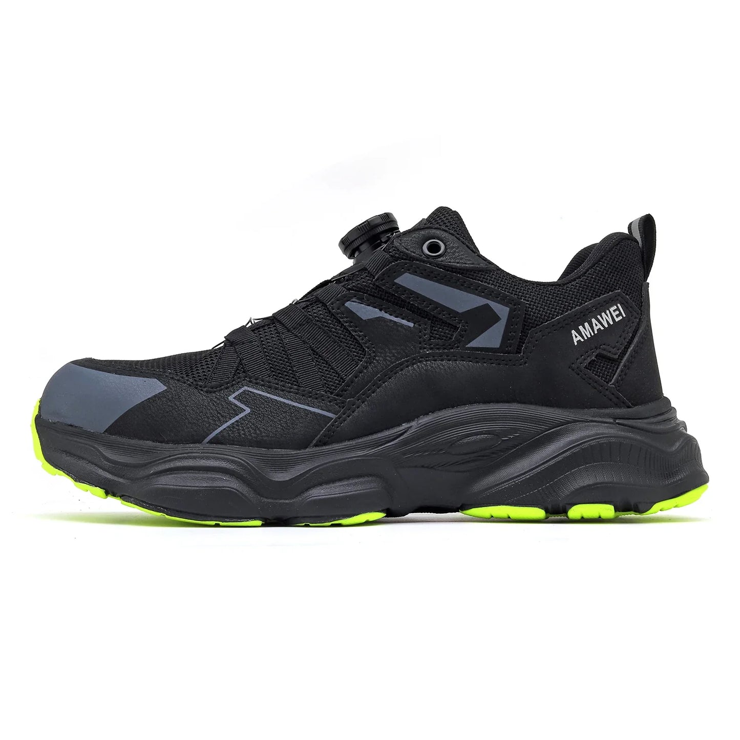 Steel Toe Safety Shoes Men, Anti-Puncture Anti-Smash Non Slip Industrial Work Boots, Lightweight CE New Work Safety Shoes