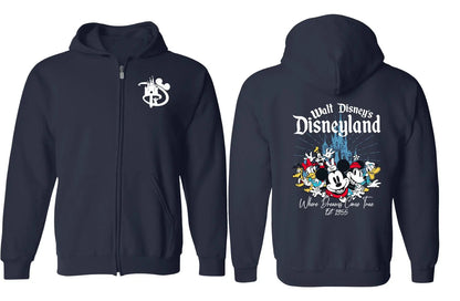 Mickey and Friends Full Zip Hoodies