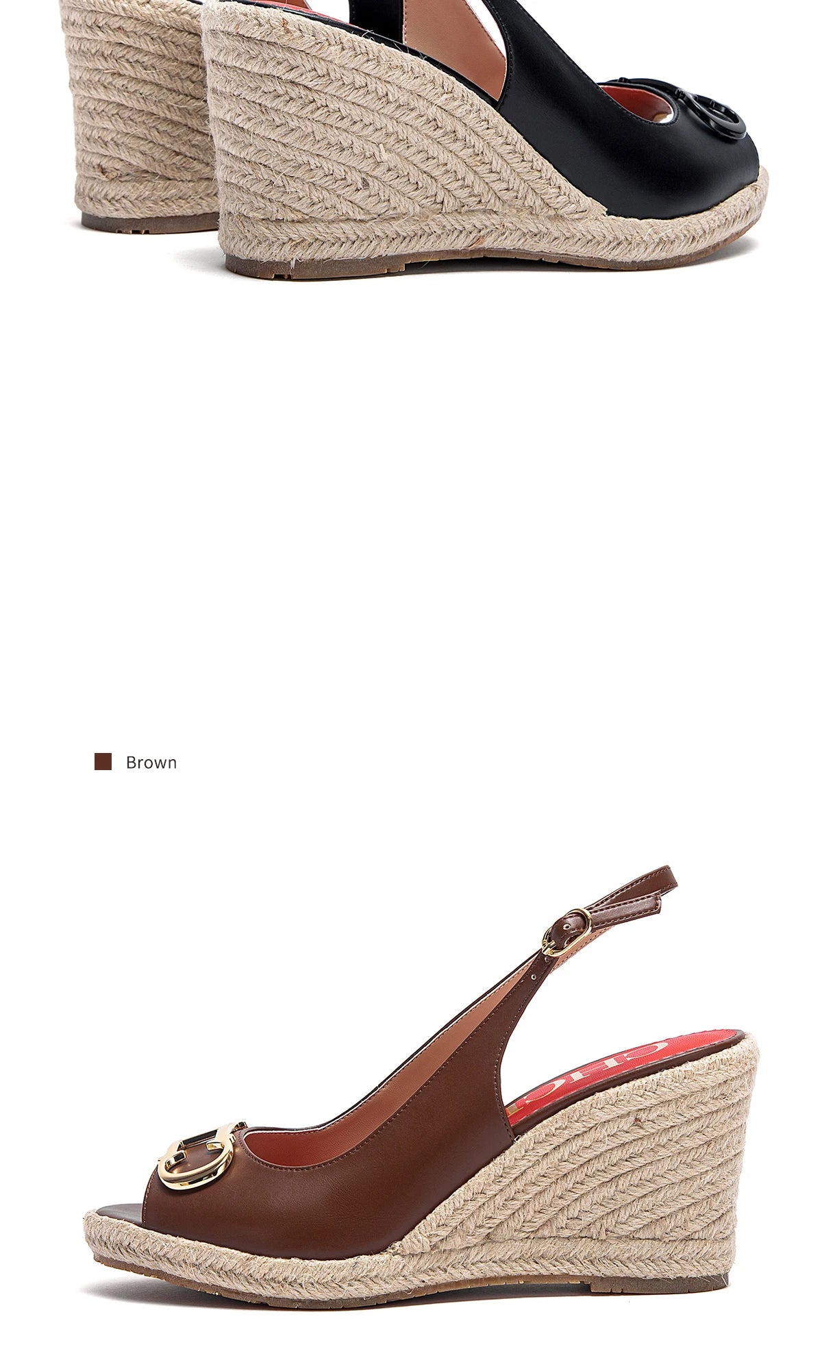Women's Sandals Summer New Wedge Fish Mouth High Heel Open Toe Platform Summer Formal Shoes 8.5cm