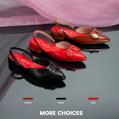 Women's Sandals 2024 New Black Pointed Flat bottomed loafers Simple Black Business Women's Shoes
