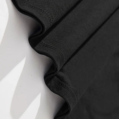 Men's short sleeved T-shirt with letter printed round neck breathable streetwear plus size T-shirt casual high-quality clothing