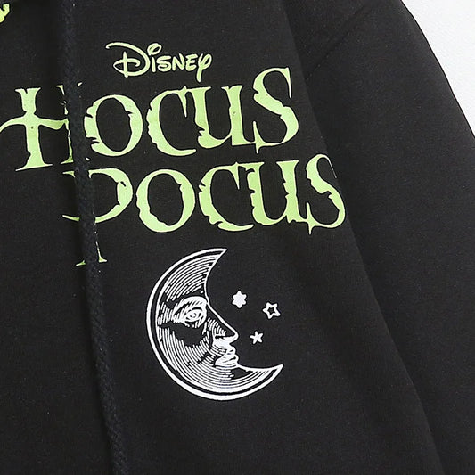 Fleece Hooded Sweatshirt Women Zip Up Hoodies Jacket Halloween Casual Cartoon Jumper Top Female Streetwear