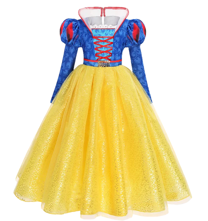 Cinderella Anna Elsa Costume Children Princess Dress for Girls Kids Cosplay Snow White Christmas Carnival Party Disguise Outfit