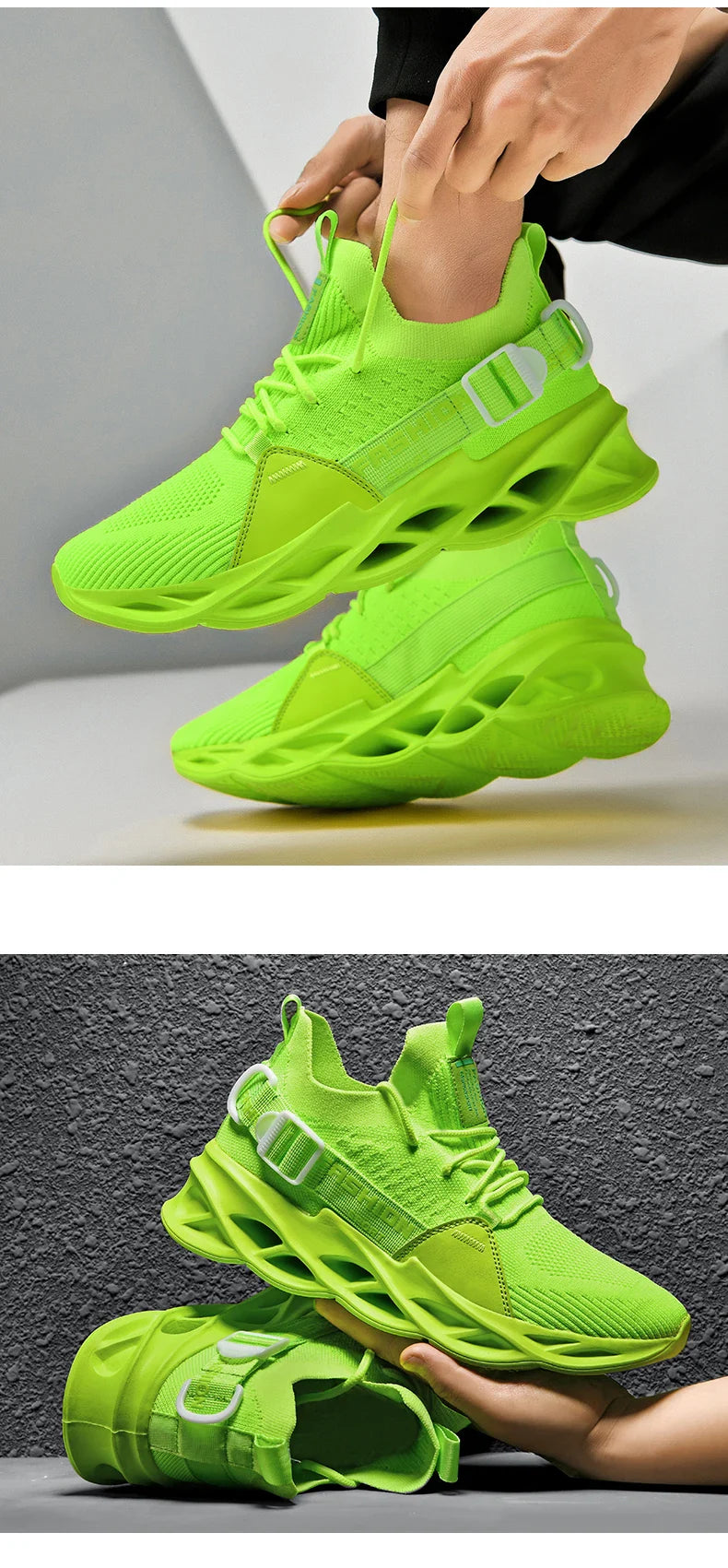 Tênis Masculino de Malha Respirável Casual Sapatos Masculinos Unissex Leve Macio Sola Grossa Buraco Sapatos de Casal Tênis Atlético Sapatos Femininos