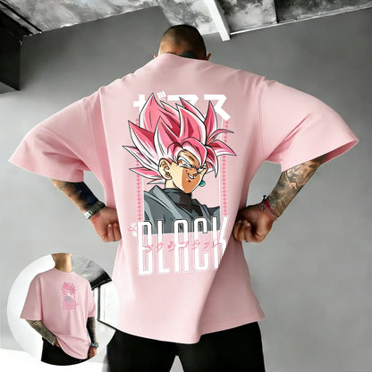 Printed Pure Cotton T-shirt Summer New Style Men's and Women's Loose Street Trendy Parent Child Top