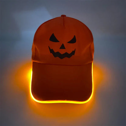 Baseball Caps Night Glow Light Cap Boys Girls Fashion Headwear Costumes Accessory Caps Hats