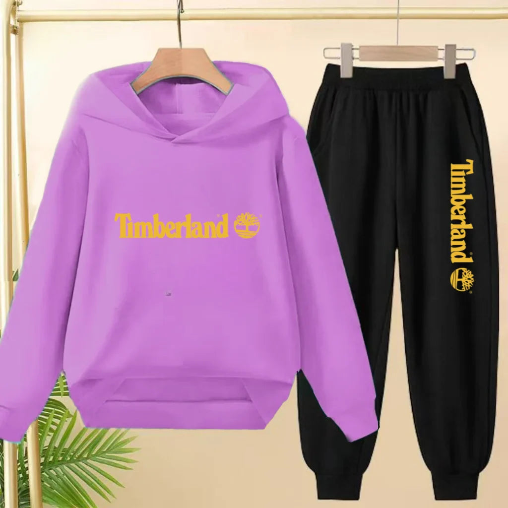 Children Clothing Autumn Winter Hoodie Coat Sweatshirt Top+Trousers Boys Girls Toddler 3-12Yrs Casual Kids Charming Pullover Set