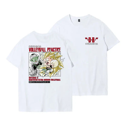 Tide Brand Joint T-shirt Wukong Frisa Animation Peripheral Clothes Ins Men's America Short-sleeved T-shirt