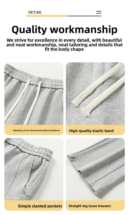 Men's Outdoor Running Fitness Sports Leisure Straight Leg Pants Are Comfortable Fashionable Versatile Suitable for All Seasons