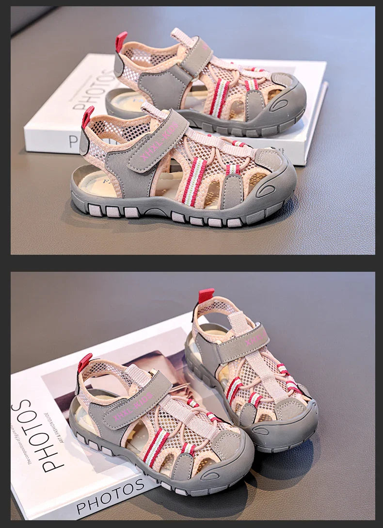 New Fashion Kids Sandals Boy Water Shoes Summer Waterproof Non-slip Walking Children Casual Sneaker Sports Sandals for Girls