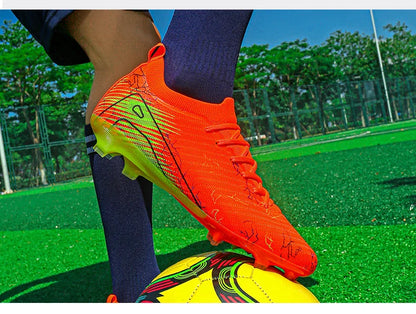 New Men's Football Boots Cleats Non-Slip Sneakers Training Soccer Shoes Top Quality FG Wholesale Drop Shipping Unisex Adult