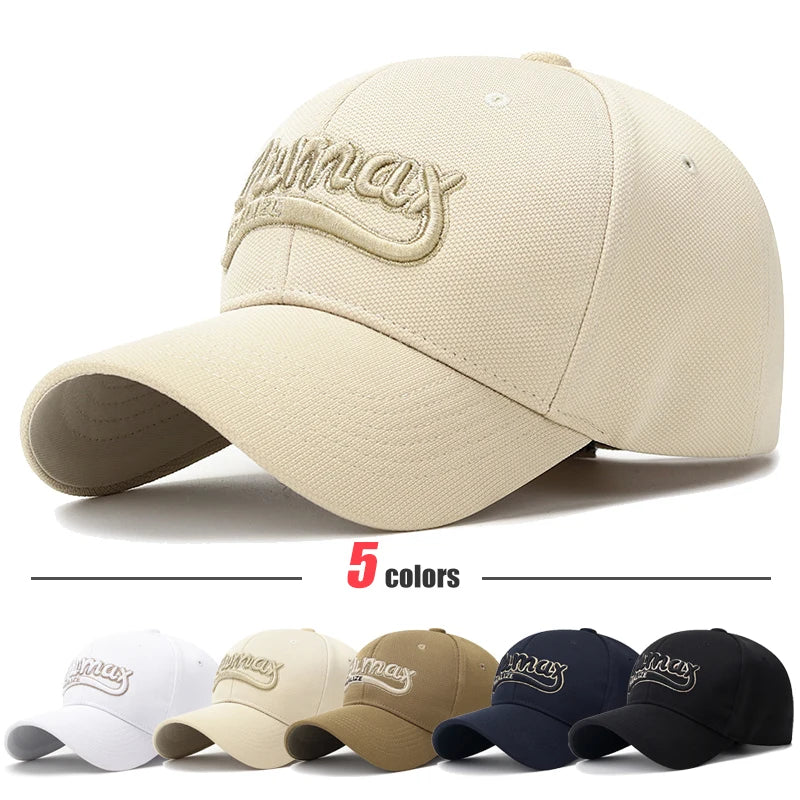 Large Head Circumference High Quality 3D Letter Embroidery Hardtop Baseball Cap Fashion Outdoor Casual Sport Sun Hat Trucker Hat