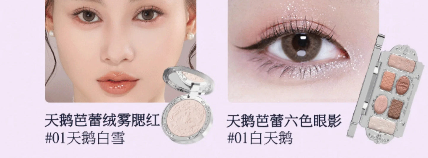 Gift Box Makeup Set Little Angel Full Box Lip Glaze Blusher Shell Jewelry Flower Know Birthday Gift Kit
