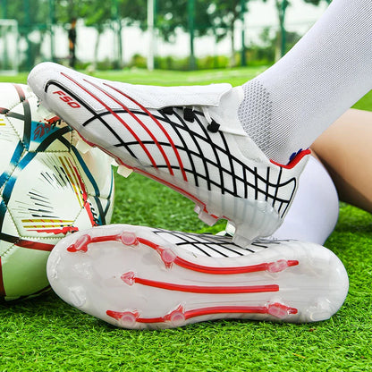 8552 High Quality Mens Soccer Shoes Training Non-Slip Turf Soccer Cleats TF/FG Football Sneakers Chuteira Campo F50