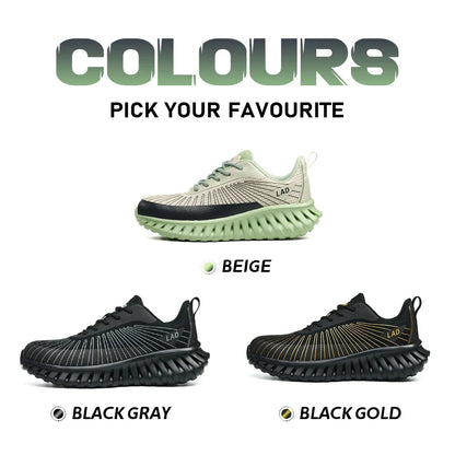 Ultra light soft soled safety shoes for men, anti smashing, comfortable and shock-absorbing work shoes