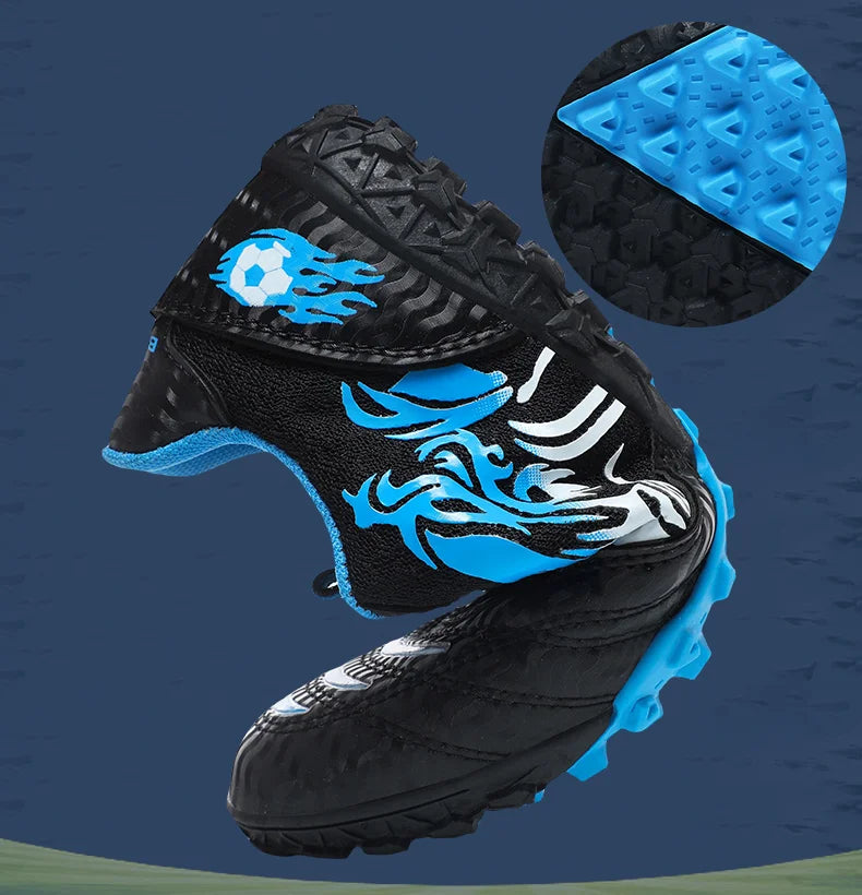 Children's Soccer Shoes TF Breathable Lightweight Major Training Shoes Boy Wear-resistant Sneakers Youth Match Kids Soccer Shoes