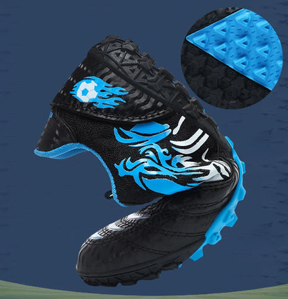 Children's Soccer Shoes TF Breathable Lightweight Major Training Shoes Boy Wear-resistant Sneakers Youth Match Kids Soccer Shoes