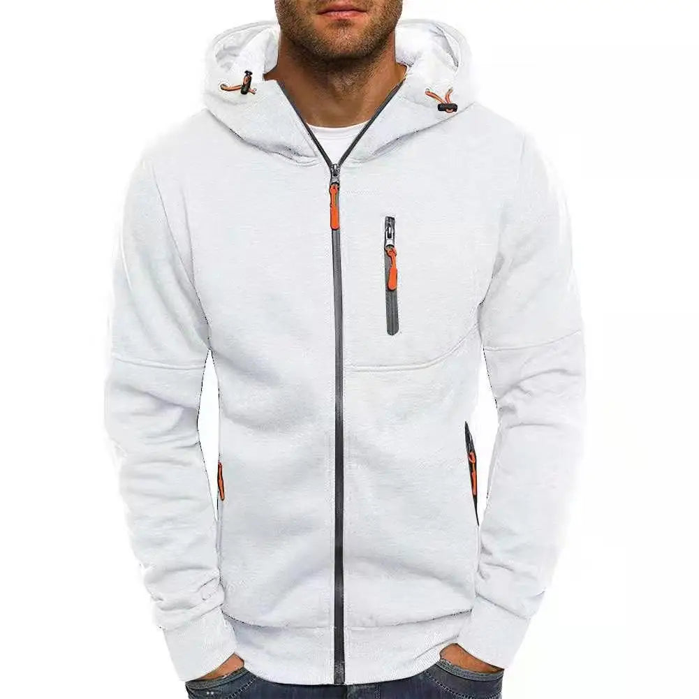 Men's Hoodies Sweatshirts Jacquard Hoodie Fleece Men Hooded Sweatshirt Pullover For Male Hoody Man Sweatshirt