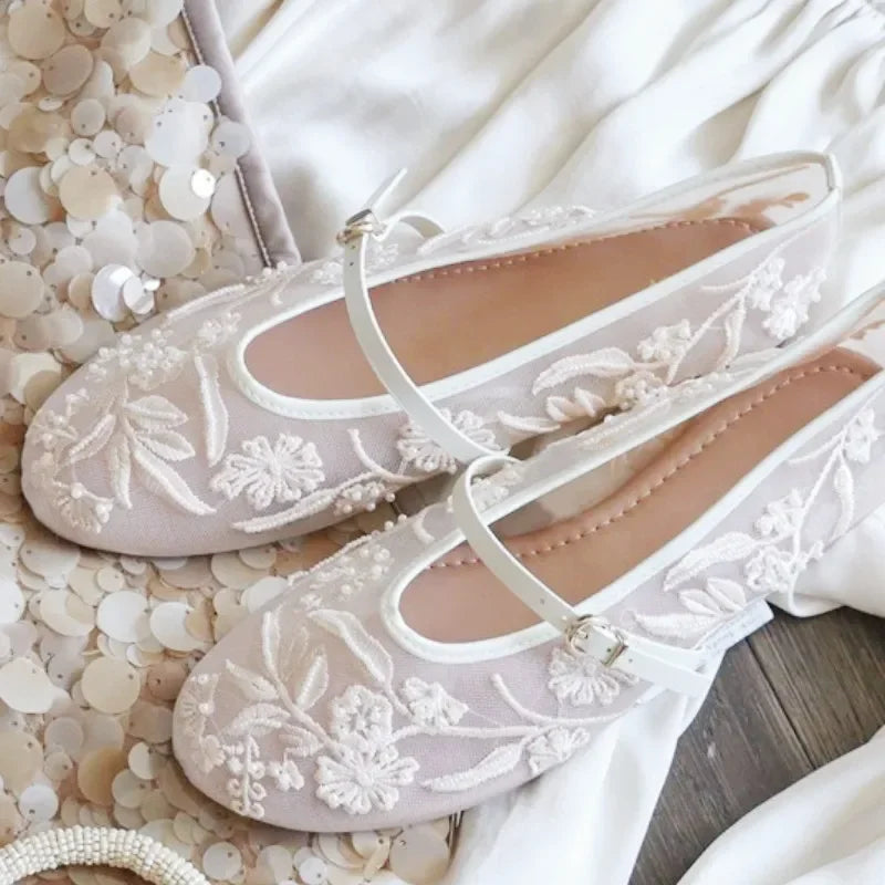 Summer Mesh Bow Designer Shoes for Women Comfortable Thin Heeled Sandals Elegant Slingbacks Women Pumps Wedding Dress High Heels